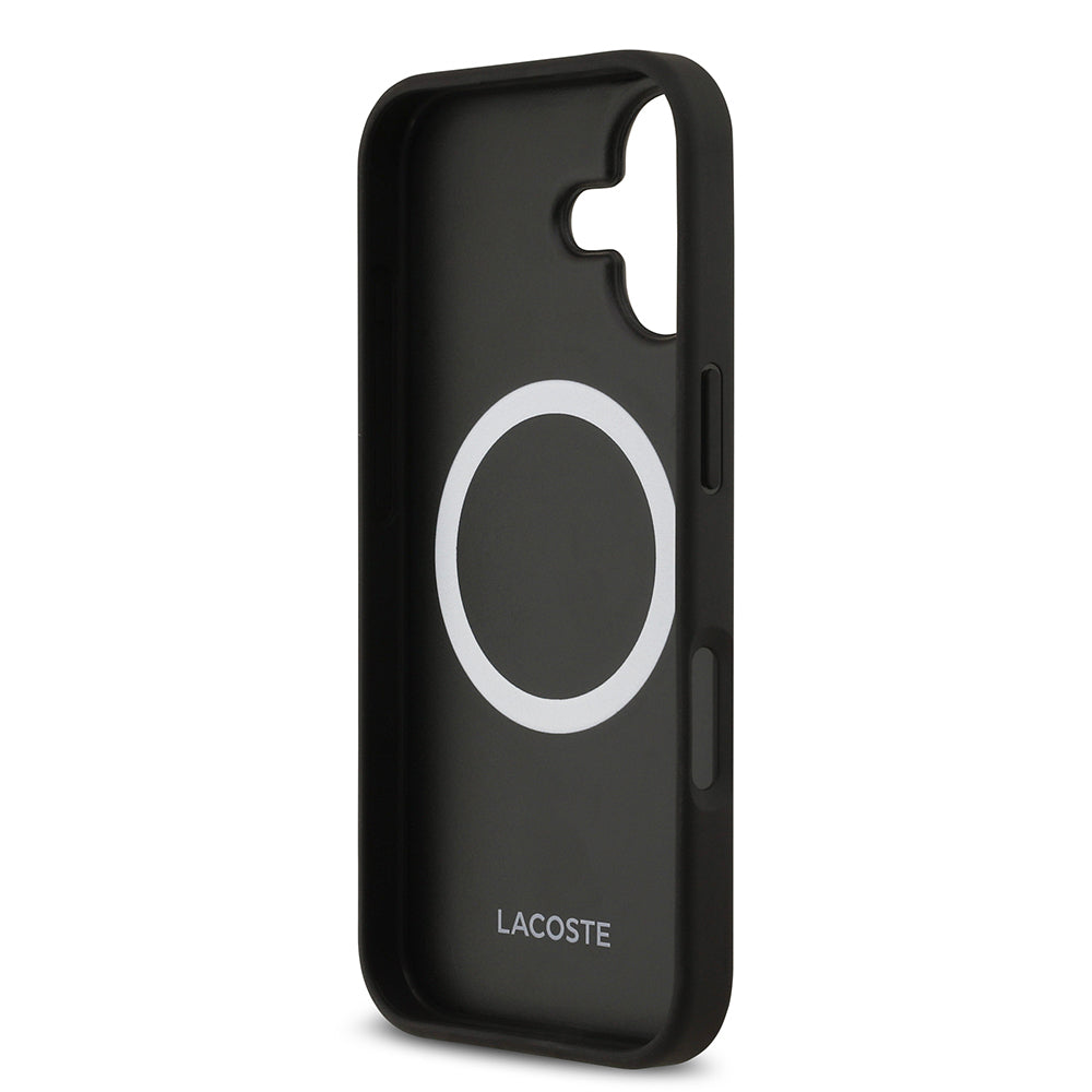 Lacoste iPhone 17 Orjinal Lisanslı M-safe Şarj Özellikli PU Deri Tasarımlı Metal Logolu Kılıf Lacoste iPhone 17 Orjinal Lisanslı M-safe Şarj Özellikli PU Deri Tasarımlı Metal Logolu Kılıf